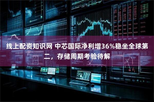 线上配资知识网 中芯国际净利增36%稳坐全球第二，存储周期考验待解
